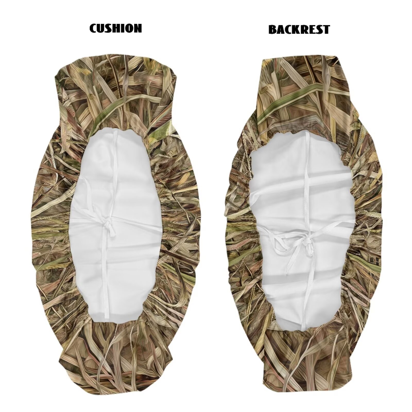 Yuyamidu Duck Hunter Camouflage UTV Seat Cover Anti Slip Mule Bench Seat Cover All-Weather Protection UTV Seat Accessories for Kawasaki Mule 2009-2024 4000 4010/2001-2018 3000 3010
