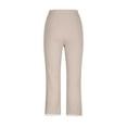 thumbnail image 6 of CQONEPT Clearance Capri for Women Stretch High Waisted Workout Capris 2025 Comfy Slim Fit Yoga Legging Womens Gym Pants,Beige S-3XL, 6 of 6