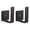 Grey, variant on 2 Pcs Wall Mount Holder Clips, U-Shaped Metal Self-Adhesive Socket Fixing Brackets, Punch-Free Multi-Purpose Storage Organizer Mount Clamps, Wall Hanging Holders, Wall Mount Rack Fixing Clips