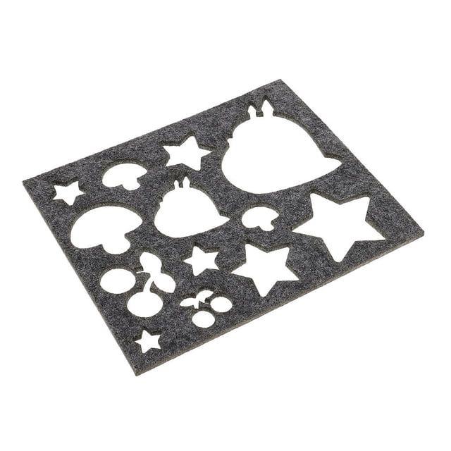 1 Pedazo de Applique de Plantilla de Accesorios de Herramientas de Bricolaje BLESIY Herramienta de fieltro de lana