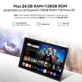 thumbnail image 3 of Android 15 Tablet,10 Inch Android Tablet,128GB+24GB+1TB Expand,5G WiFi,Octa-Core,Unisoc T606 CPU,7000mAh,BT 5.0,GPS,13MP+8MP Dual Camera,Face Unclock,HD Display,Touchscreen,Tablet with Keyboard, 3 of 10