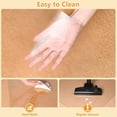 thumbnail image 5 of Clear Runner Rug 3'x10' for Hallway – Non Slip Waterproof Vinyl Carpet Protector, Plastic Floor Mat Runner for Kitchen, Entryway, Laundry, Indoor Outdoor High Traffic Areas, 5 of 7