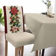 thumbnail image 2 of Chair Covers for Dining Room Set of 4,Winter Christmas Holly Leaf Stretch Seat Protector Removable Washable Chairs Slipcovers for Kitchen Banquet Wedding Hotel,Red Black Plaid, 2 of 6