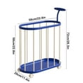 thumbnail image 3 of QTOCIO Sports Fitness Equipment Storage Rack Yoga Mat Storage Basket Home Basketball Storage Rack Badminton Racket Storage Cart, 3 of 4