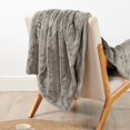 thumbnail image 6 of Home Soft Things Solid Light Faux Fur Throw - Light Brown - 50" x 60", 6 of 10
