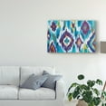 thumbnail image 3 of Trademark Fine Art 'Ikat Jewel I' Canvas Art by Farida Zaman, 3 of 4