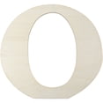thumbnail image 1 of Letter Unfinished MDF Sheets Letter O 395x375x0.4mm, 1 of 7