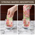 thumbnail image 6 of 2 Pcs Pioneer Flower Floral Print Pattern Kitchen Towels, Funny Microfiber Dish Towel Set, 18" X 26" Tea Towels, 6 of 6