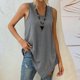 thumbnail image 2 of Blusa de chaleco sin mangas con cuello en V para mujer Pompotops lopia997515, 2 of 9