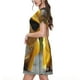 thumbnail image 2 of Disketp Heavy Metal Style Guinea Pig para Vestido de Manga Corta para Mujeres, Vestidos de Verano para Mujeres, Casual y Holgado para la Playa, 2 of 6