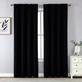 thumbnail image 1 of Cortinas opacas CUCRAF de 213 cm de largo para sala de estar, 2 paneles, 1 of 5