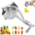 thumbnail image 1 of Heavy Duty Manual Fruit Juicer Press,Fruit Juice Squeezer Handheld Full of Carts,Manual Juicer Hand Press,For Apples Oranges Lemons and Other Fruits (1PC), 1 of 7