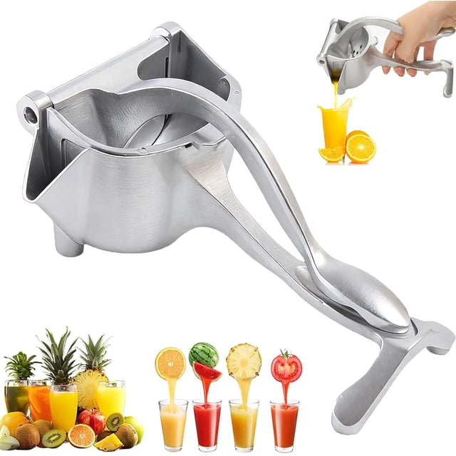 Heavy Duty Manual Fruit Juicer Press,Fruit Juice Squeezer Handheld Full of Carts,Manual Juicer Hand Press,For Apples Oranges Lemons and Other Fruits (1PC)