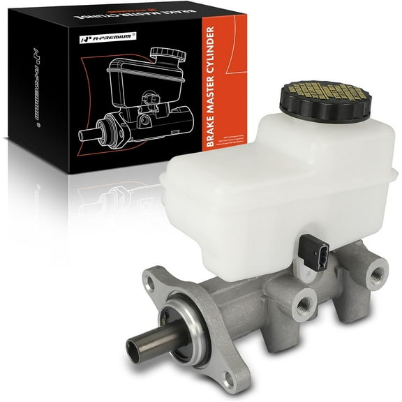 A-Premium Brake Master Cylinder with Reservoir and Sensor Compatible with Nissan Vehicles- Frontier 2005-2010, Pathfinder 2005-2007, Xterra 2005-2007 - Replace# 13-3226, 46010EA240