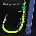 thumbnail image 4 of Yimiti 5 Pack Luminous Barbed Fishing Hook Line Rigs Saltwater Spring Feeder Fishhook,5, 4 of 8