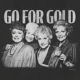 thumbnail image 2 of Women's The Golden Girls Go For Gold Retro Graphic T-Shirt, 2 of 4