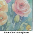 thumbnail image 3 of Ranunculus in Watercolor Glass Cutting Board Large 12 in x 15 in, 3 of 5