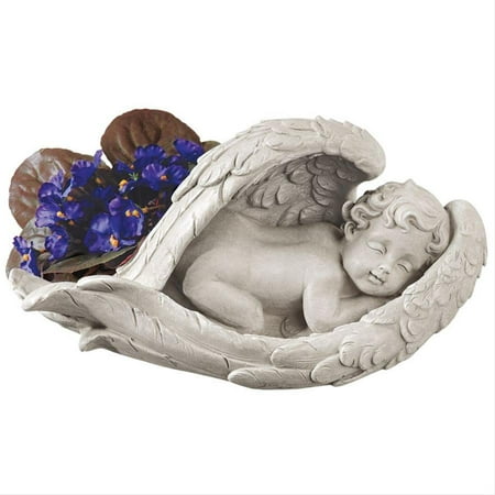 Cradled in Hope Cherub Statue