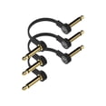 thumbnail image 1 of Cable de Pedal de Efectos de Guitarra Rock Stock Oro Paquete de 3, 1 of 9