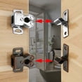 thumbnail image 2 of Paquete de 10 pestillos de puerta de doble rodillo con tornillos para armario, 2 of 5