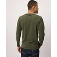 thumbnail image 3 of Real Essentials 3 Pack: Men's Cotton Long Sleeve Crew Neck T-Shirt with Pocket - Soft Work Casual Jersey Tees (Big & Tall), 3 of 6
