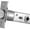 Silver, variant on Baldwin 5520190P Privacy Door Knob Latch for Backset, Satin Black