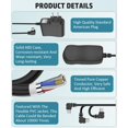 thumbnail image 4 of AC/DC Adapter Charger for Leapfrog LeapPad 3 Model# 31500 Kids Tablet Power Cord, 4 of 6