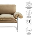 thumbnail image 2 of Ansel Accent Chair in Taupe, 2 of 9