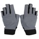 thumbnail image 1 of BOODUN Par de guantes de pesca con medio dedo, transpirables, resistentes al sol, protección de manos para kayak al aire libre, senderismo (gris L), 1 of 5