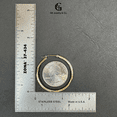 thumbnail image 6 of 10K Yellow Gold Classic Round Hoop Earrings | 30mm | Everyday Hoop Earrings | Great for Women and Men | GB Jewelry & Co., 6 of 8