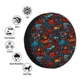thumbnail image 4 of Naloa Doodle Barbeque PVC Leather Spare Tire Wheel Cover for Car Truck SUV Camper Trailer Universal Fit many size16 inch, 4 of 6