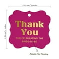 thumbnail image 7 of Inkdotpot Thank You For Celebrating The Bride To Be Bridal Shower Bottle Tag Real Gold Foil Favor Bracket Shape Hang Tags Pack Of 100, 7 of 7