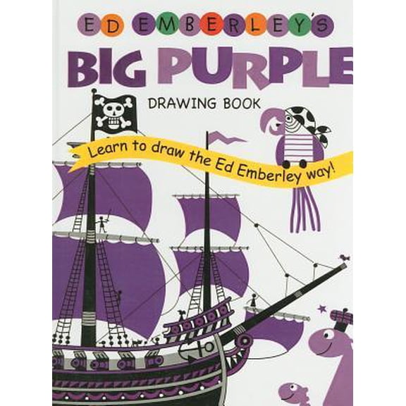 Ed Emberley's Big Purple Drawing Book Hardcover