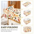 thumbnail image 2 of Yayeee Collapsible Cube Storage Bin with Lid Fabric Closet Decorative Basket with Handles, Colorful Leaves, 2 of 7