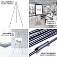 thumbnail image 4 of Efavormart 65" Black Metal Easel Stand - Collapsible Tripod Stand - Perfect for Wedding Ceremonies, Party Decorations, Banquet, Upscale Occasions, Birthday Celebrations, and Any Special Event, 4 of 11