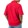 thumbnail image 4 of Leidass Men Casual Lapel Pocket Polo Short Sleeve Shirt Soft Cotton Breathable Multi Color Fashion Top For Summer Office Travel Daily Casual Wear Red, 4 of 9