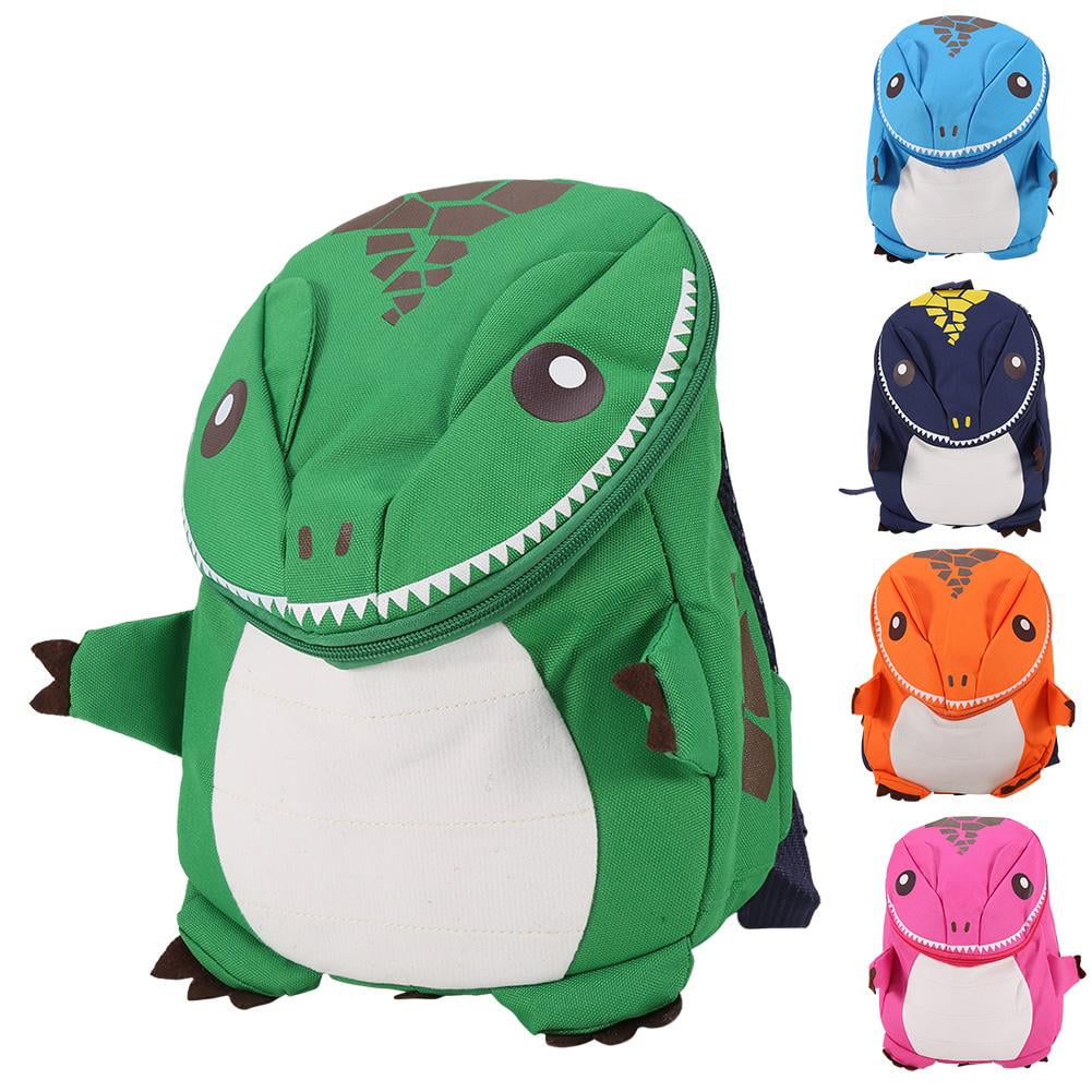 3D Dinosaur Cartoon Backpack School Bag Rucksack Kindergarten Kids Boys Girls