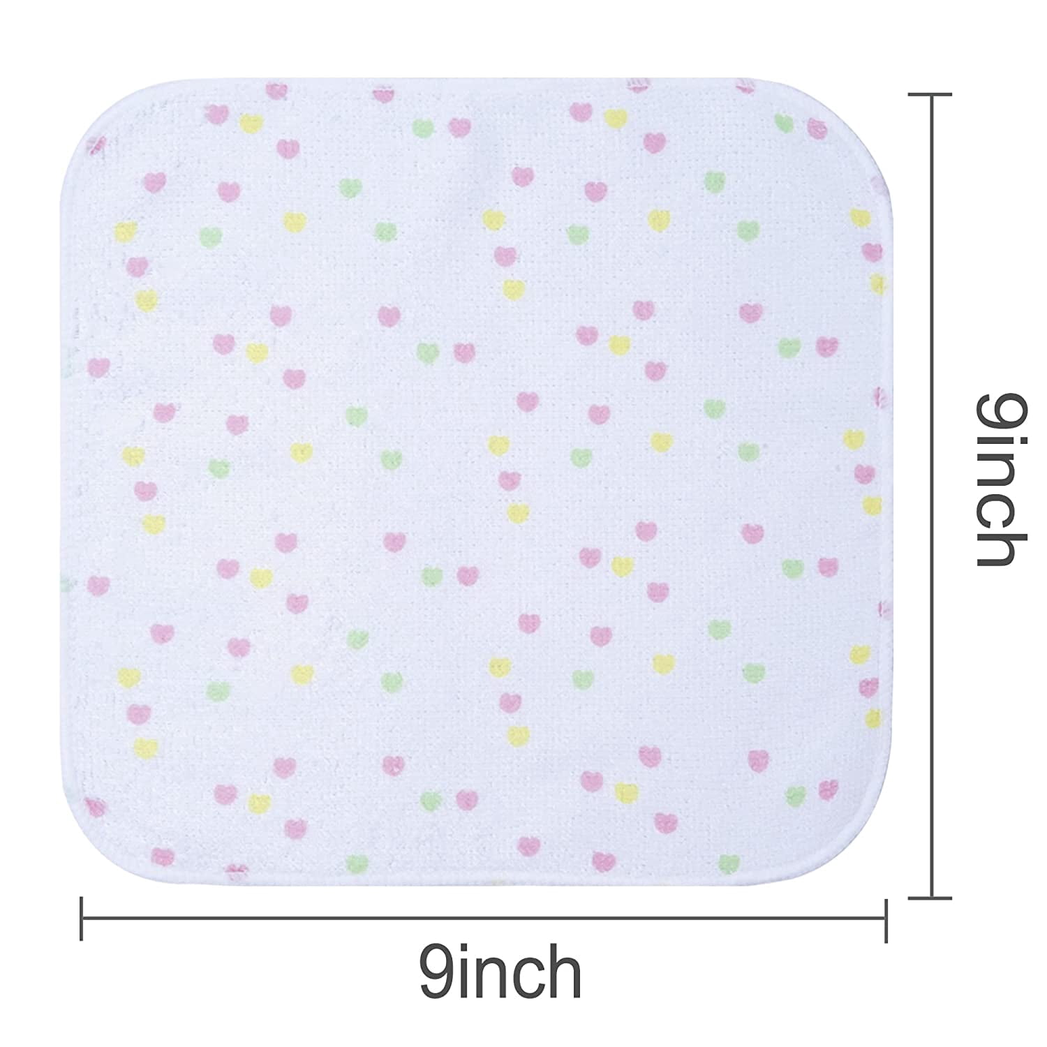Baby Washcloths, Extra Soft and Ultra Absorbent Bath Cloth, Great Gifts for Newborn and Infants, 24 Pack, Unicorn