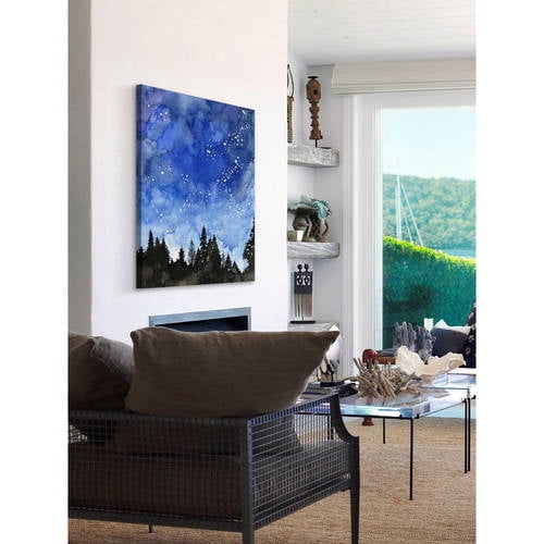 Marmont Hill "Galaxy" by Rachel Byler Painting Print on Wrapped Canvas