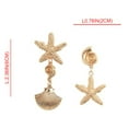 thumbnail image 3 of QIQUWOHUL Summer Bohemia Earring Pearl Stud Earrings Beach Earrings Accessories, 3 of 7