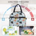 thumbnail image 4 of Naloa Elephant Tree Print Lunch Bag for Women & Men Insulated Lunch Box or Cooler Lunch Tote Bags for Work, Travel, Outdoor, 4 of 5