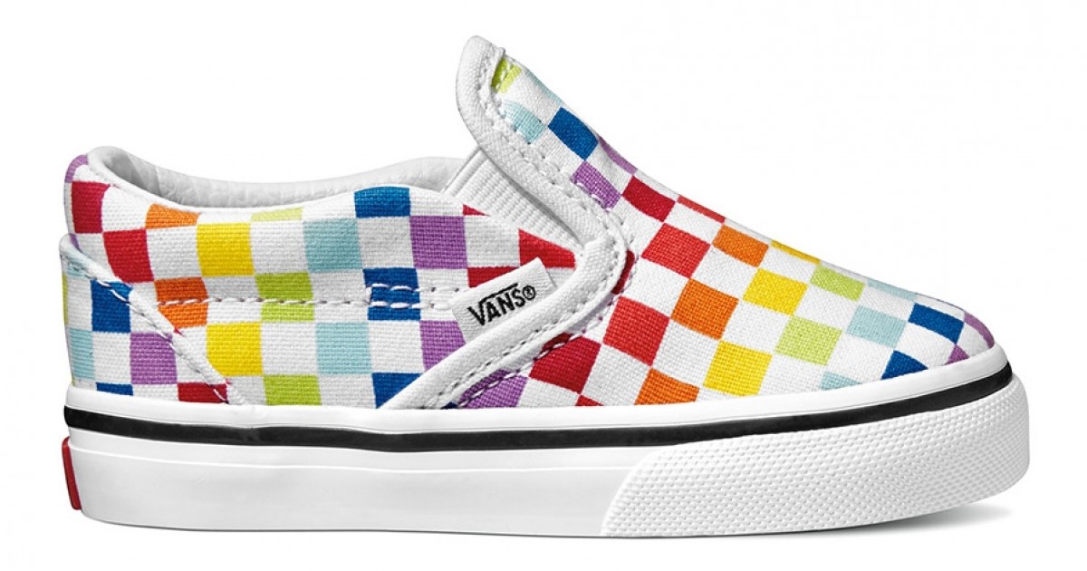 rainbow vans for toddlers