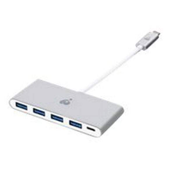 IOGEAR GUH3C4PD USB-C - Hub - 4 x SuperSpeed USB 3.0 - de Bureau