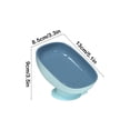 thumbnail image 3 of Tribuna Jabonera de plástico azul con sistema de autodrenaje, portátil, para baño, ducha y cocina (1 pieza). Rkxzt, 3 of 9