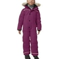 thumbnail image 3 of YunPes Boys Snow Suit Outdoor Waterproof Windproof Snowboarding Ski Suits Toddler Kids Winter Warm Plain Hooded Overalls Jumpsuit, 3 of 6