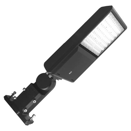 

LED Area Light | 150 Watt | 25500 Lumens | 5000K | Universal Mount | Black Housing | UL & DLC Listed | Led Parking Lot Light | Led Street Light