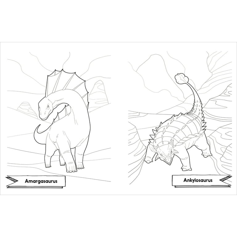 Coloring Books for Kids Ages 4-8 Animals: Dinosaurs Coloring Books For Kids  Ages 4-8 : Dinosaur Activity Book For Toddlers and Adult, childrens Books  Animals Age 3-8 (Series #6) (Paperback) 