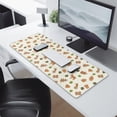 thumbnail image 2 of Long Mouse Pads for Desk,Beige Christmas Gingerbread Pattern Desk Mats on Top Of Desks, Desk Mouse Pad Extra Large with 3mm Non-Slip Base and Stitched Edge for Gaming,Office,Work,Home 31.5x11.8in, 2 of 5