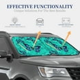 thumbnail image 4 of Gukieu Blue Floral with Butterflies Print Car Windshield Sun Visor, Foldable Anti-UV Car Sun Visor Suitable for Vans, Trucks Car Accessories-Large, 4 of 6