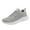 Grey, variant on NOKIO Women'S Lace-Up Athletic Footwear Women'S Casual Athletic Shoes Women'S Stylish Gym Sneakers Fashion Summer And Autumn Women Sneakers Flying Woven Mesh Lace Up Solid Color Lightweight Casual